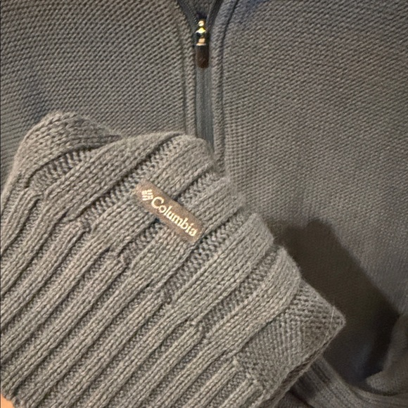 Men's Navy Blue Sweater Columbia - Picture 2 of 7